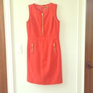 Tory Burch orange lined summer dress